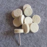 Wool Felt Polishing Buffing Round Wheel Grinding Pad 3mm Shank For Dremel Rotary Tool Accessories