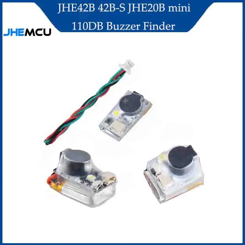 JHE42B/ JHE42B_S/ JHE20B 미니 파인더 5V 초강력 버저 트래커 110dB LED 버저 알람 포함 RC FPV 드론 비행 컨트롤러용
