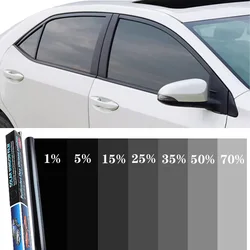 75cmx3m Car Window Privacy Film Anti Look Dark Glass Tint Vinyl Glare Foil Sticker Summer Solar UV Film Protective Accessories