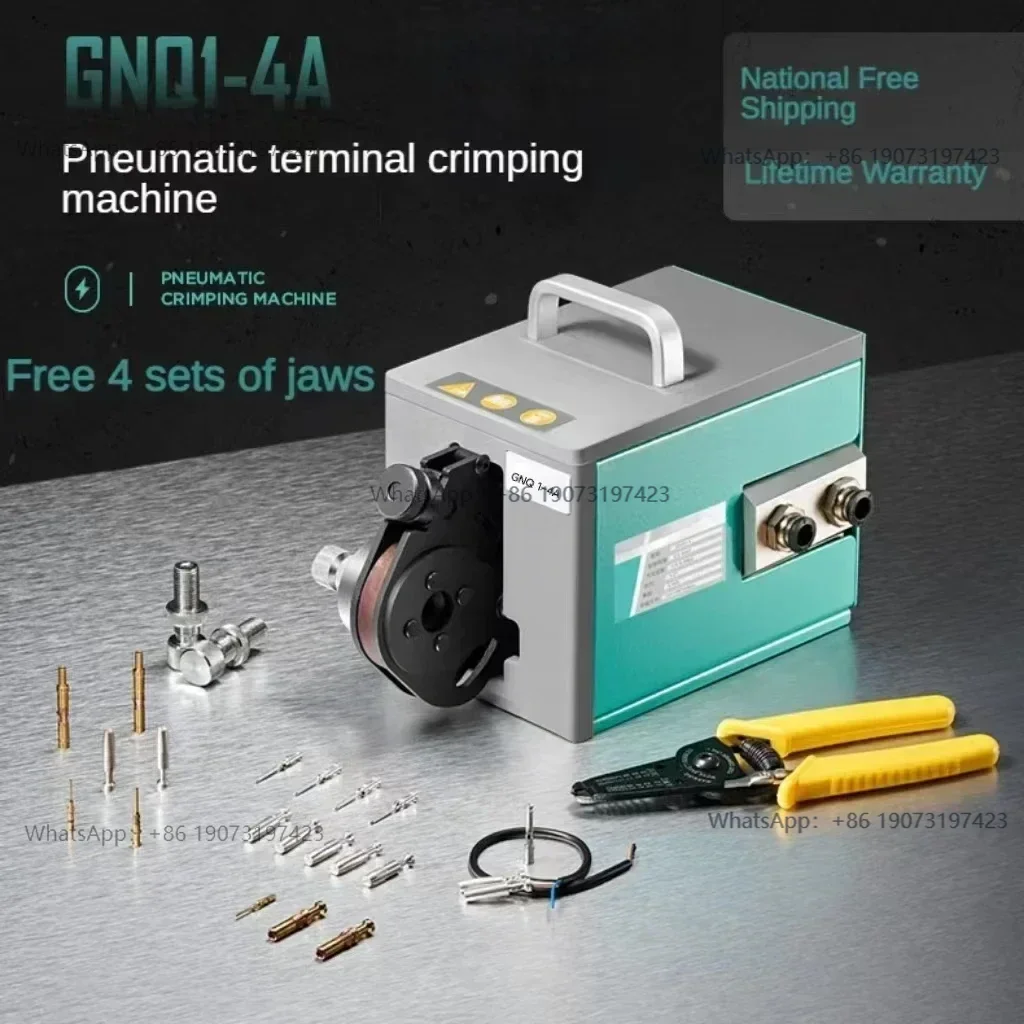 GNQ 1-4A 1.3T Pneumatic Crimping PliersTerminal Crimping Machine Cold Pressing Aviation Plug Pin Dedicated Crimping Machine