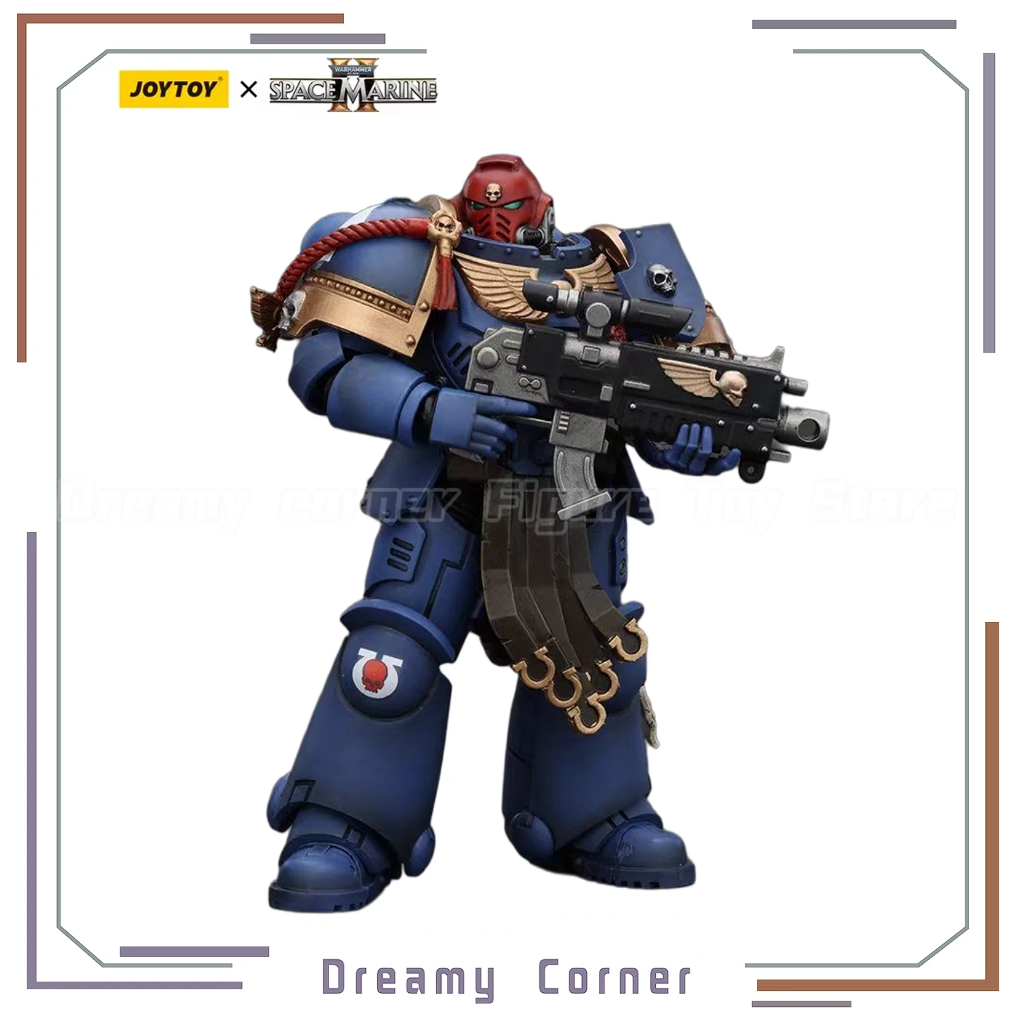 

【In Stock】JOYTOY SPACEMARINE Ultramarines Sergeant Gadriel 1/18 Action Figures Toys Collection Model Ornaments