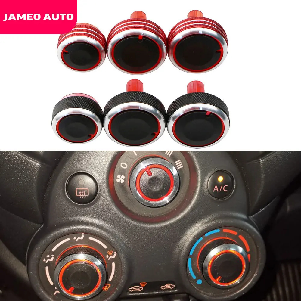 Aluminum Alloy AC Knob Fit for Nissan Cube Versa Note Micra Almera Air Conditioning Heat Control Switch Knobs Parts