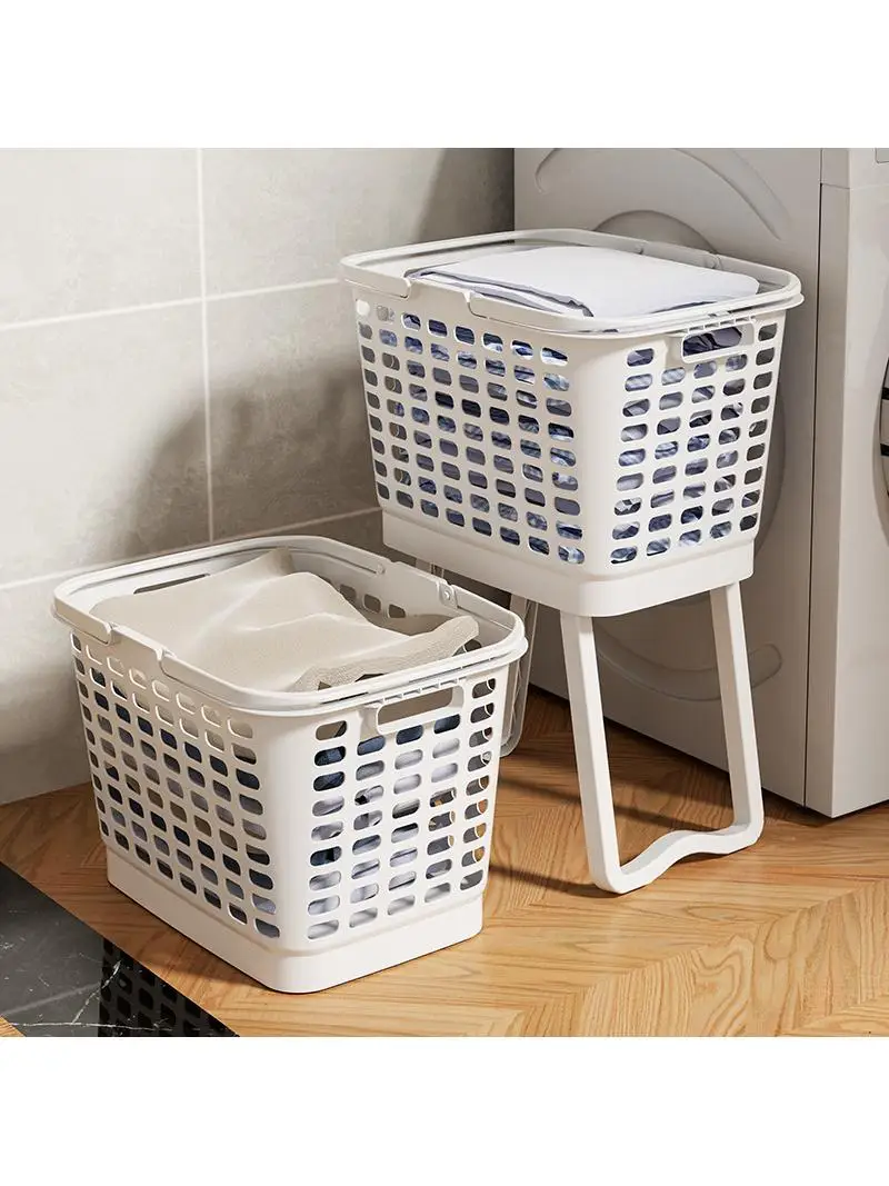 

Standing Dir Laundry Basket with Stand Large Capaci Storage Basket for Home Use Multi-Functional Laundry Hamper