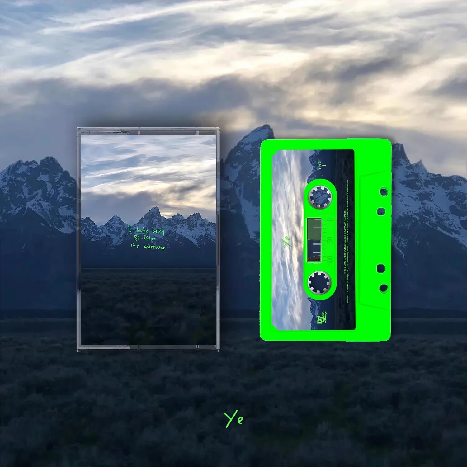 

Rap Kanye West Music Tape Ye Album All Mine Cassettes Cosplay Walkman Recorder Car Soundtracks Box Party Music Collection Gifts