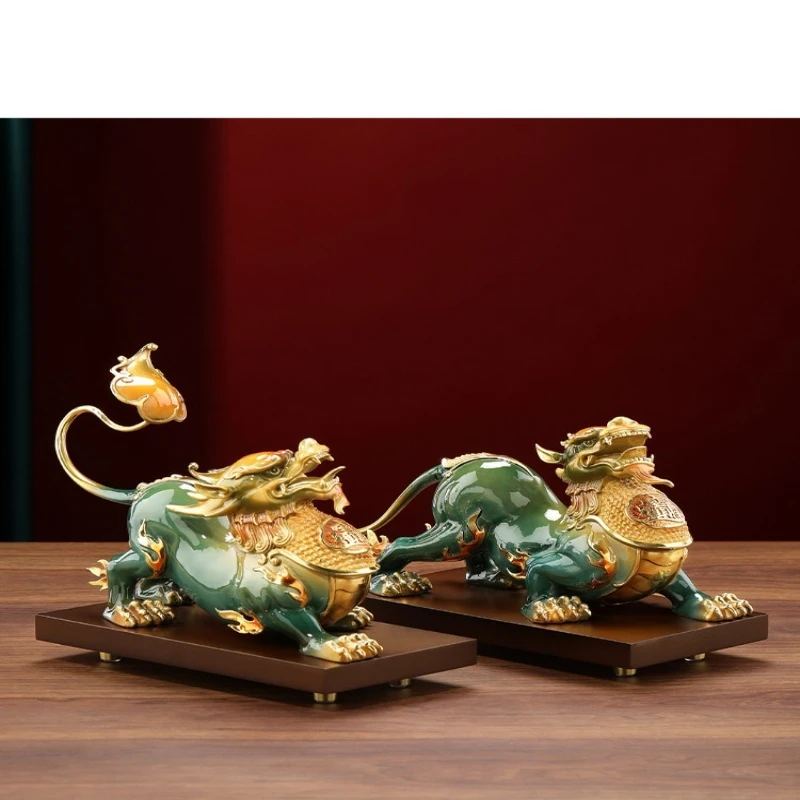 

Lucky ornament town house living room entrance office decoration housewarming new home opening gift