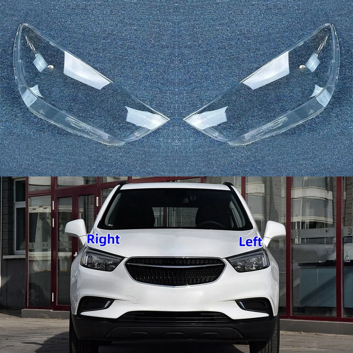 For Buick Encore 2016 2017 2018 2019 Headlamp Cover Lampshade Lamp Headlight Shell Lens Plexiglass Auto Replacement Parts