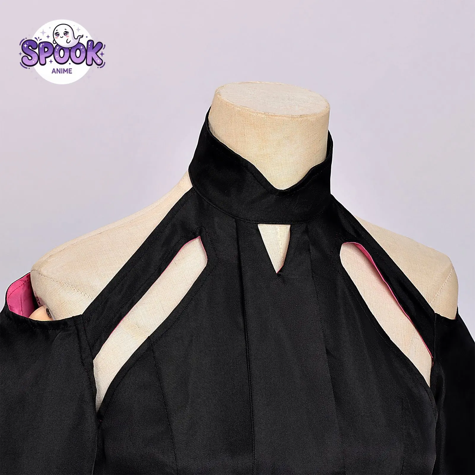 Black Dress Velvet Cosplay Ribbon Hero Full Set Role Play Uniform Outfit for Women Halloween Party Anime Stage Show Carnival view 5