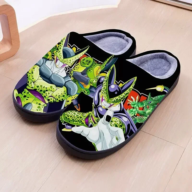 Winter Warm Indoor Slippers Anime Dragon Ball Goku Black Cospaly Cartoon Shoes For Men Women Boy Girl Slippers Halloween Gift