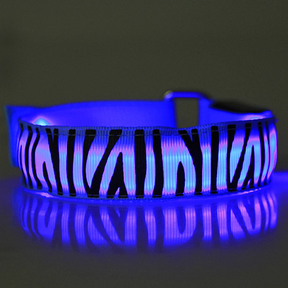 

Flash Arm Belt Reflective Wristbands Carnival Snap Outdoor Slap Bracelets Fashion Zebra Glowing Exercise Security