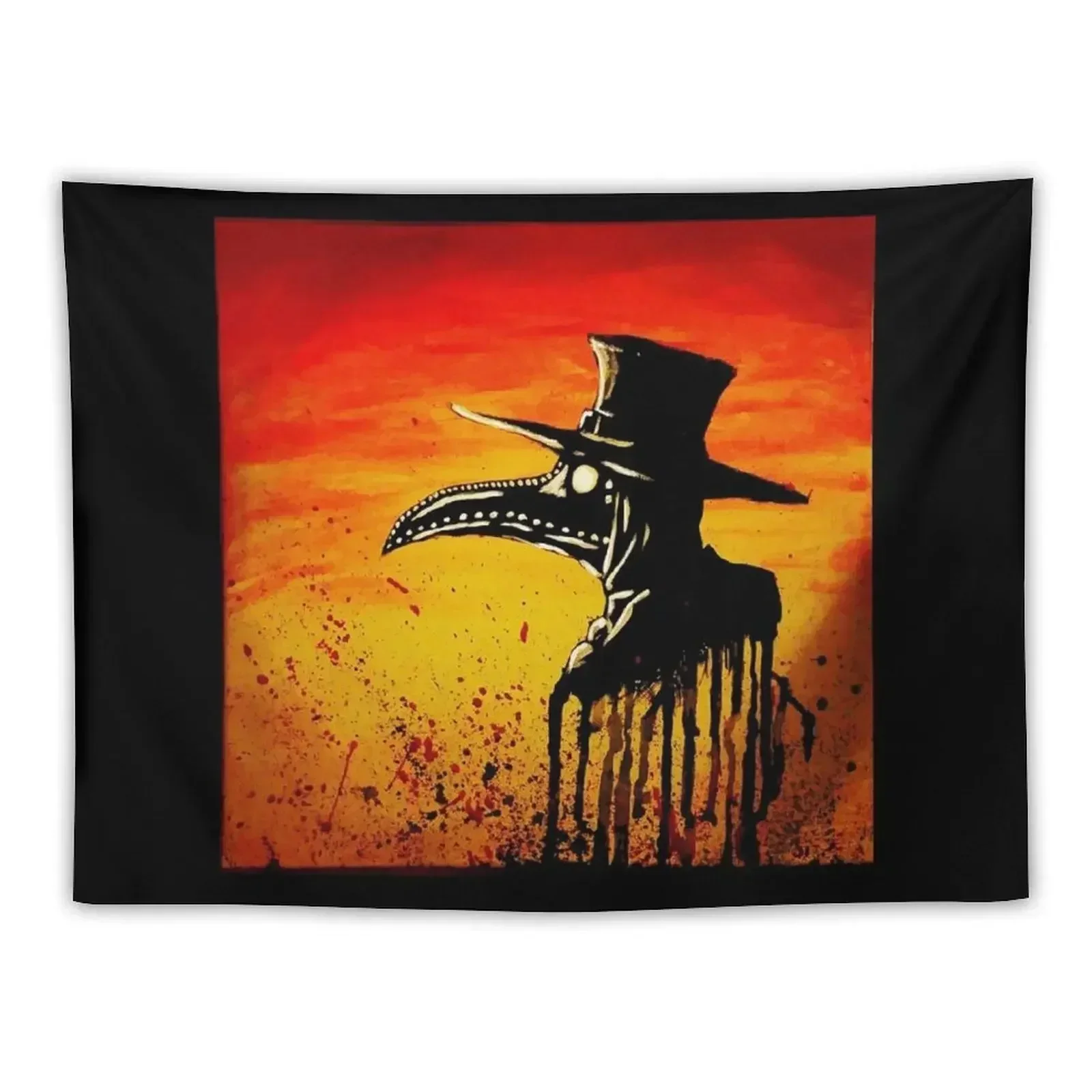 

Plague Dude Tapestry Japanese Room Decor Wall Decor Tapestry