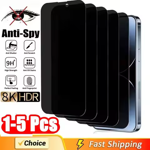 1-5PCS Privacy Screen Protector For Samsung S24 S25 S23 S22 Ultra S21 Plus S20 FE A56 A54 A55 A34 A33 A52 5G A53 A21 A15 A14 A12