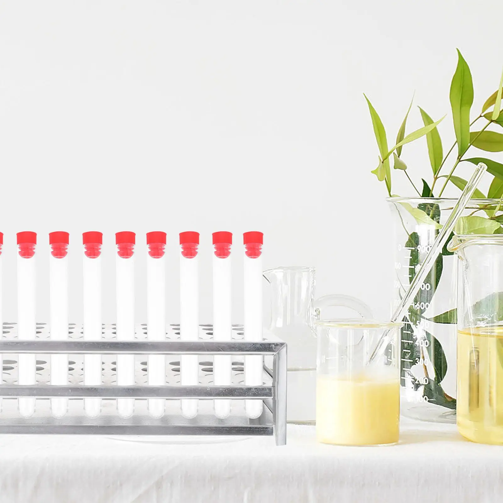 Multi-Use-Röhrchen Labor Reagenzglas Rack Rack Aluminium Labor Halter Leichte Praktische Chemische Lagerung Ständer Regal