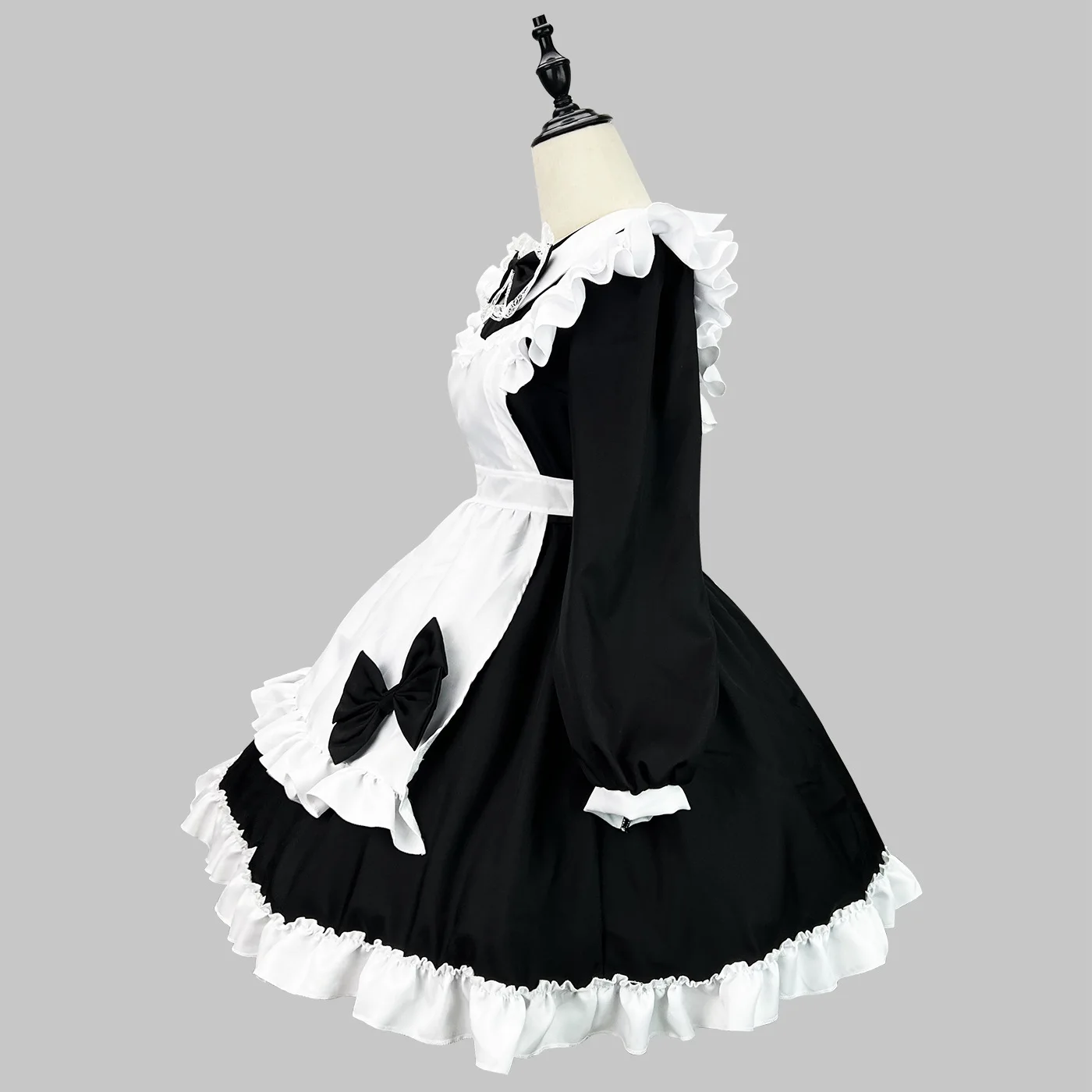 Halloween Role Play Women Girls Daily Suit Maid Cosplay Cute Japan Style Outfit Housemaid Long Sleeves Cosplay Costume