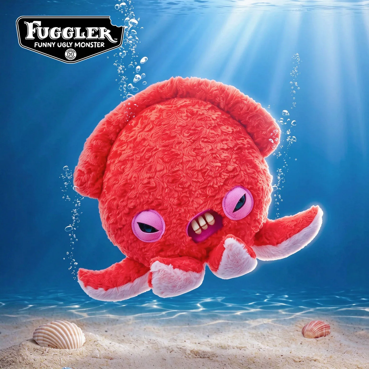 Fuggler 38cm Octopus Plush Toys Big Chunky Fuggs Funny Ugly Teeth Monster Pillow Cute Animal Soft Stuffed Peluche Dolls Gift
