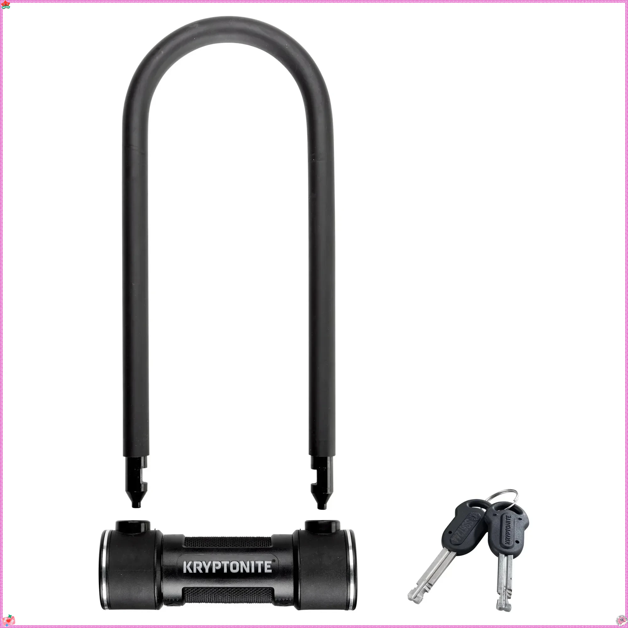 

Heavy Duty 14mm Bicycle U-Lock, Bike Security Lock with Flexible Cable for Outdoor & Travel Use