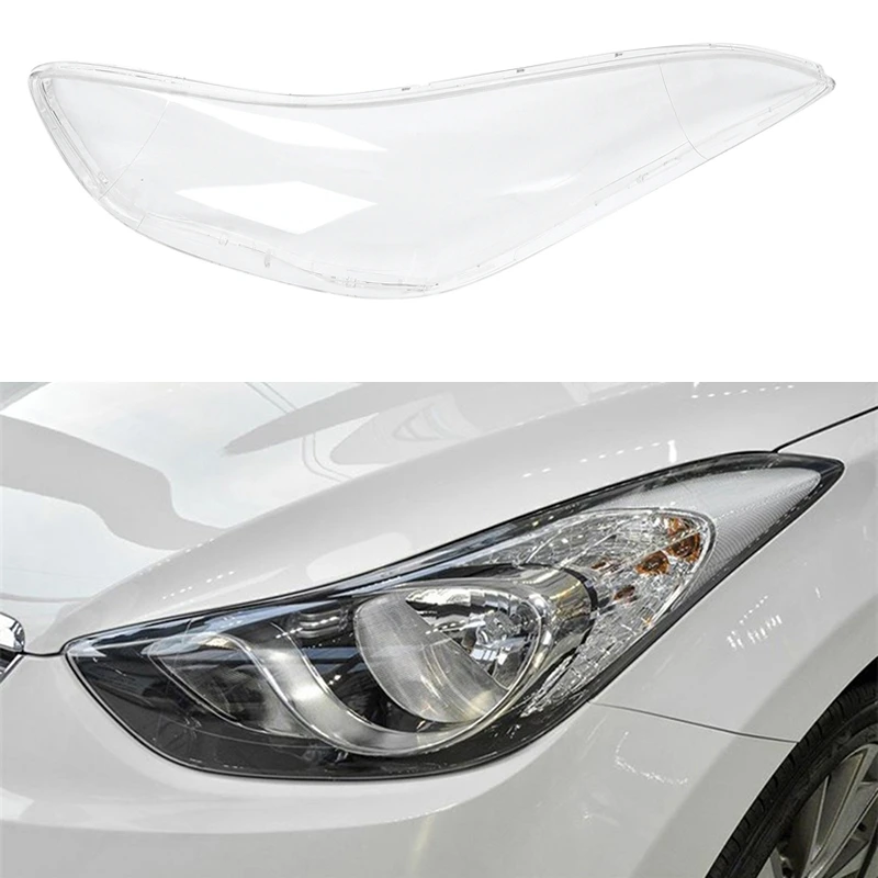 

Car Front Headlamp Lens Car Replacement Auto Shell Cover For Hyundai Elantra 2012-2016