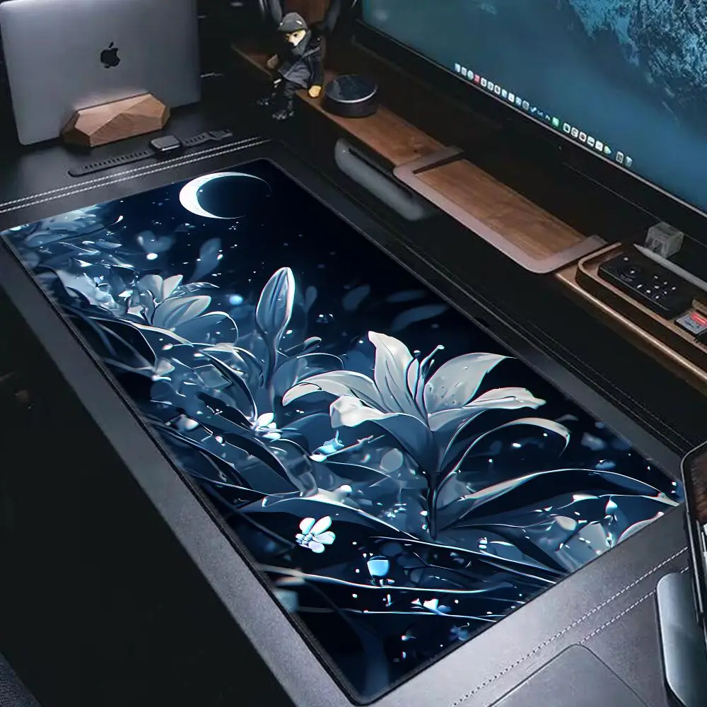 Starry Sky Moon Mouse Pad Table Pad Mouse Rug Office Accessories PC Desk Mat HYBXAXC Keyboard Gaming PC Mat XXL Large Big Carpet