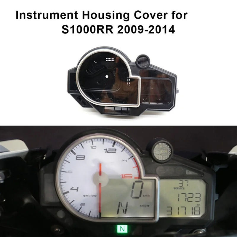 Leading-Edge-For BMW S1000RR S1000 RR S 1000RR HP4 2009-2014 Motorcycle Tachometer Speedometer Meter Box Cover (Upper) Accessori