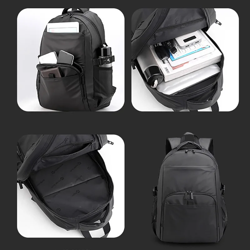 Nueva mochila de nailon para hombre de 44x29x15cm, mochila informal y minimalista para estudiantes, mochila ligera y de gran capacidad para ordenador