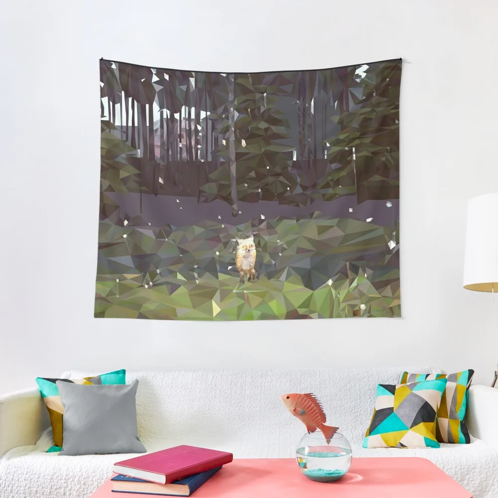 Daisy - v1 Low Poly Tapestry Mushroom Decorations For Your Bedroom Tapestry