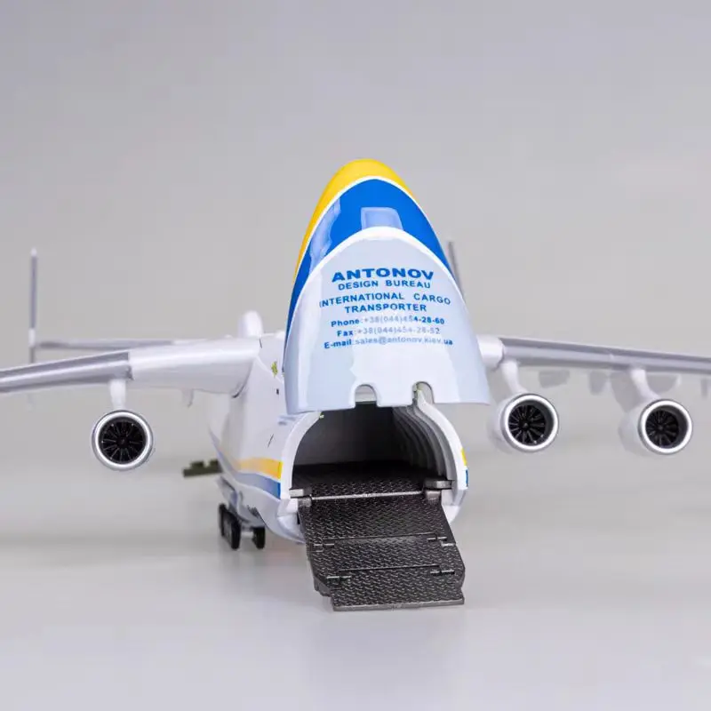 1:200 Scale Ukraine An225 AN-225 Transport Airplane Diecast Resin Model Decoration Christmas Gift Collection Display