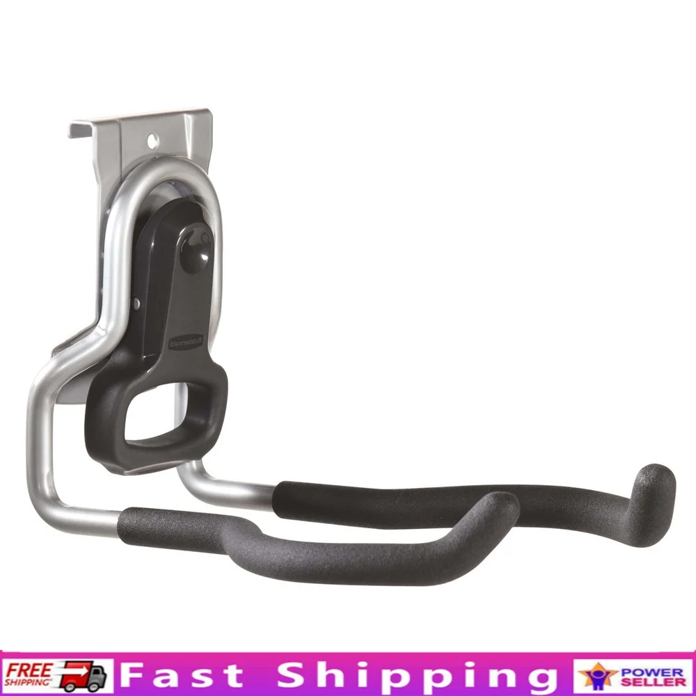 

Wall Mounted Power Tool Hook Garage Storage Durable Soft Coated Steel Tool Holder Supports 50 lbs Easy Adjust Locking Lever