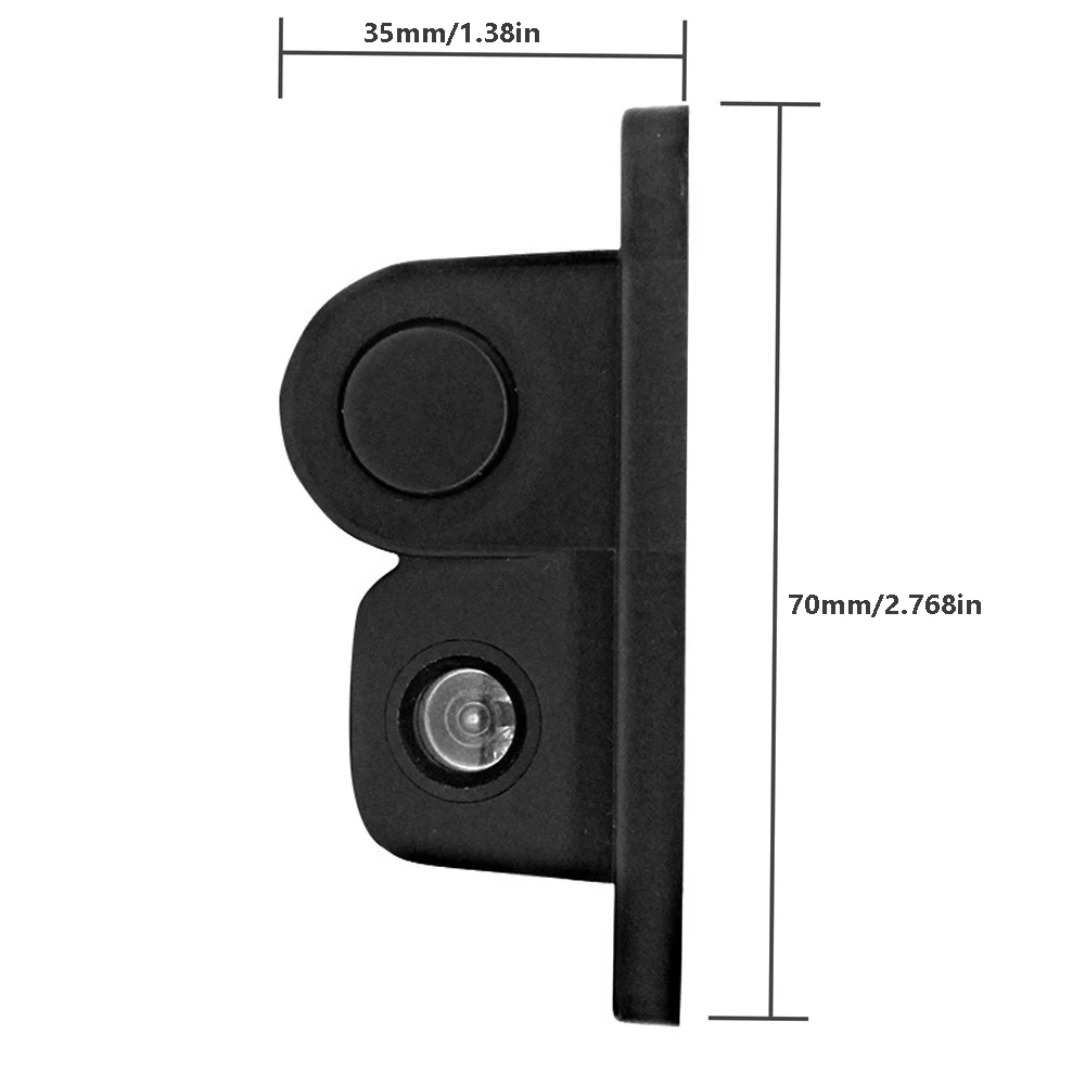 Car Parking Cam Kit 2 in 1 LED Sound Alarm Car Reverse Backup Video Parking Sensor Radar System CCD Rearview Parking Camera