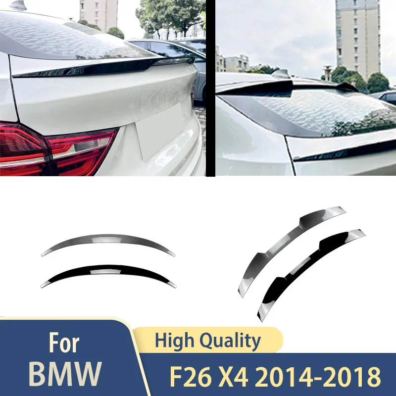 

For BMW F26 X4 MP 2014 2015 2016 2017 2018 Rear Spoiler Wing Body Kits Accessories Car Exterior Top Wing And Tail Wing Parts