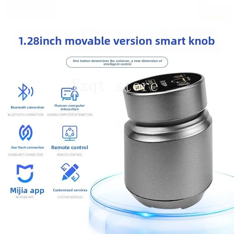 1.28 inch wireless remote control smart knob can take sample home appliances, lamps, Bluetooth charging human body induction