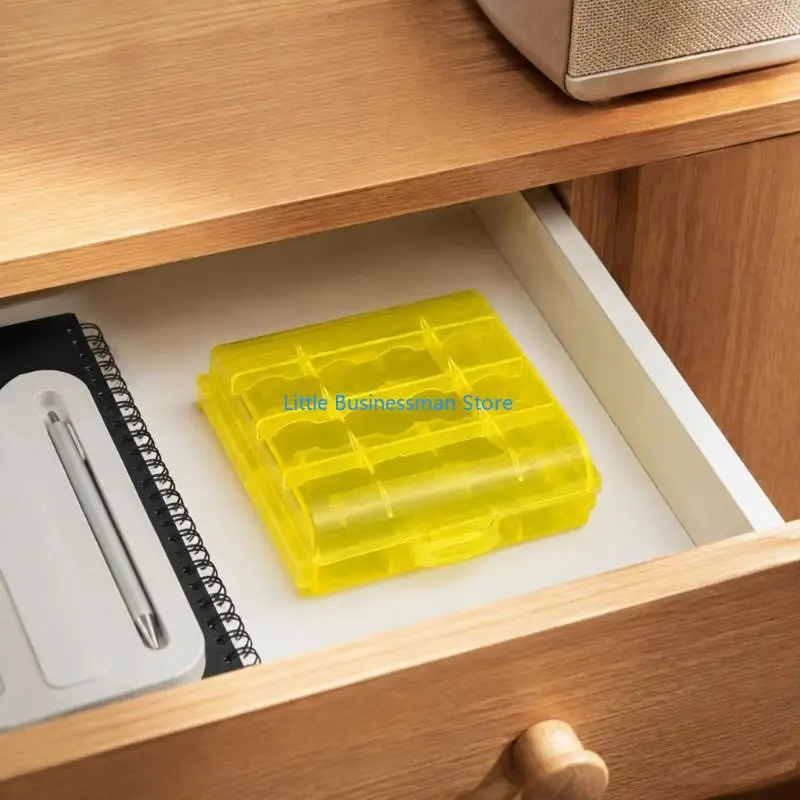 Divided Battery Holder Case for Sorting Loose 2A and 3A Cells Battery Box M76A