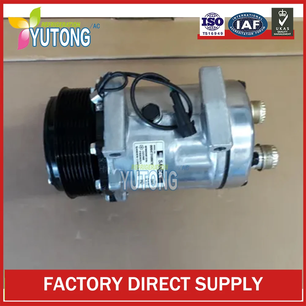 SD7H15 AC Compressor For Lveco EuroCargo/ Eurostar JCB tractor truck 4894306 504185596 550197 850079506 504185596 550197 8500795