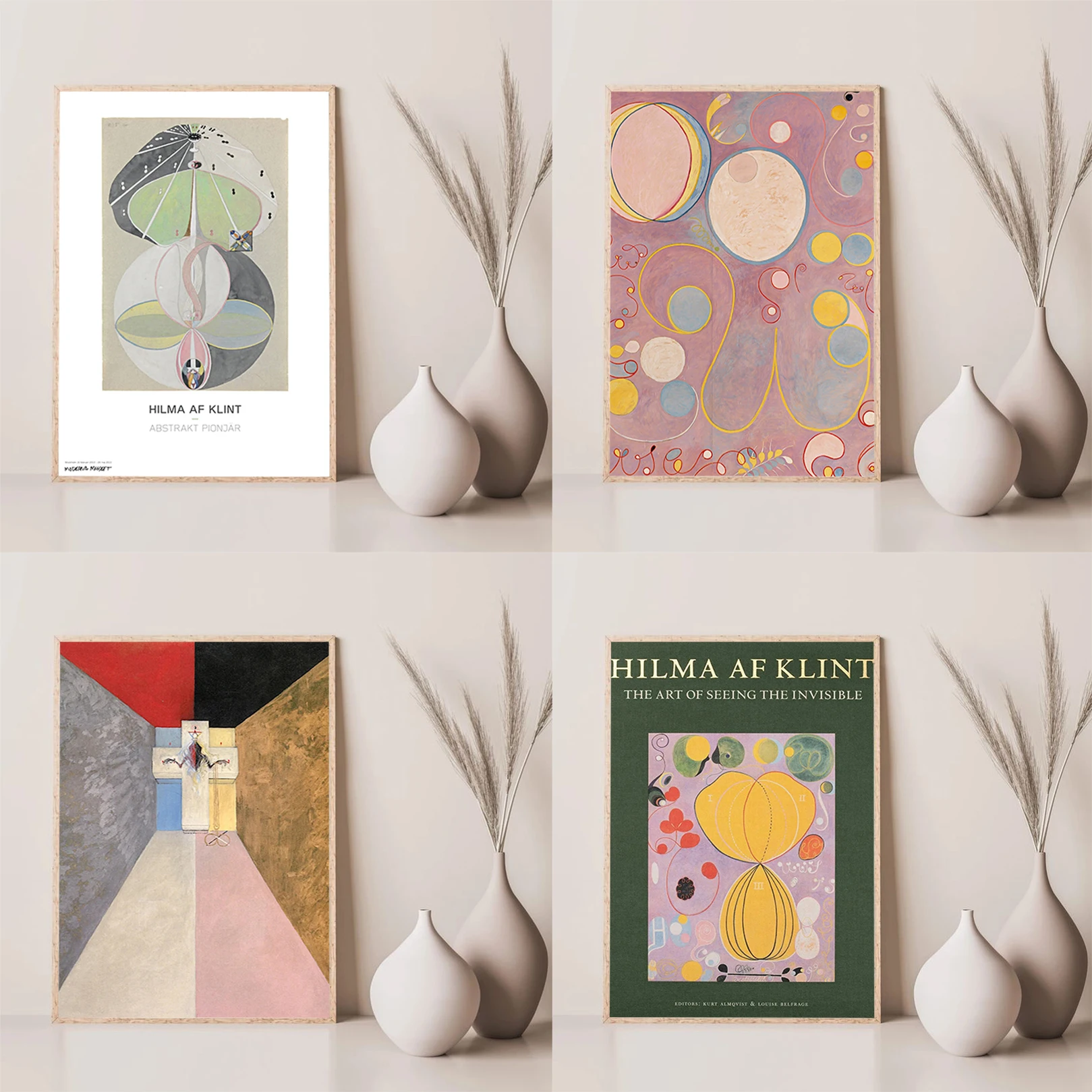 Sweden Abstract Artist Hilma Af Klint Poster Gaming Room Decoration Decorative Paintings Posters for Wall Decor Home Decorations