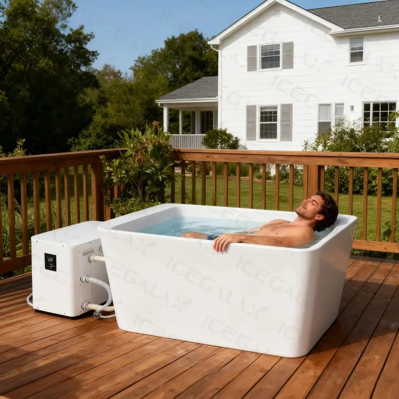 المبردات الباردة المكونات الإضافية لأنظمة تبريد حمام الثلج Icegalax مرشحات المضخة خدمة وقفة واحدة لمدربي الفريق الرياضي في الهواء الطلق