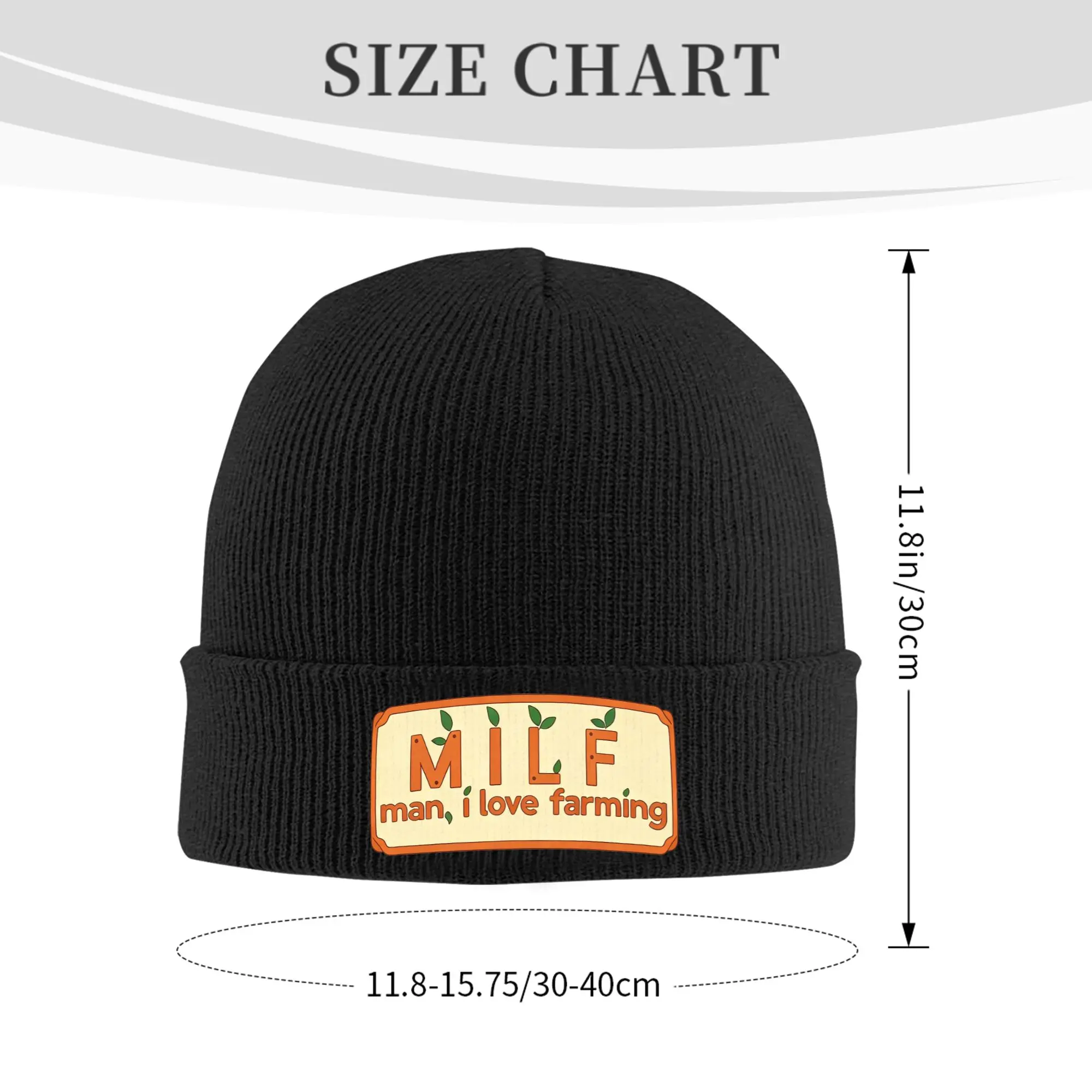 Man I Love Farming Winter Skullies Beanies Hat Warm Autumn Knitted Hats Bonnet Caps for Women Men