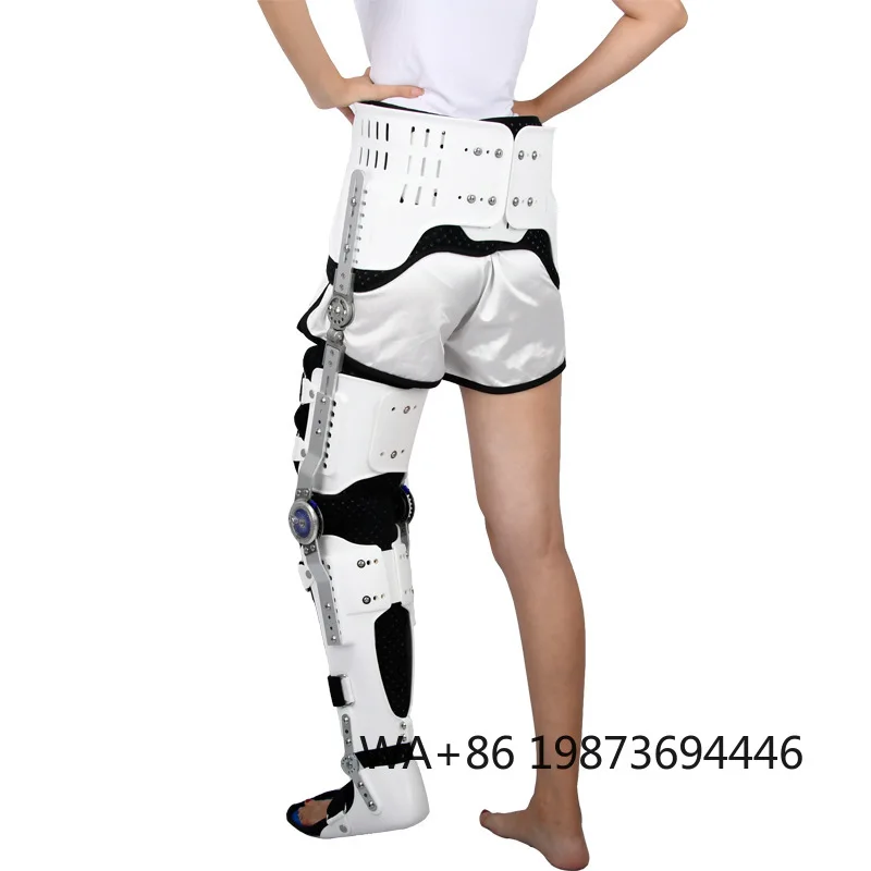 

Medical Physical Therapy Bone Knee Ankle Joint Adjustable Walking Protective Gear Fixation Brace for Tendonitis Sprains Fracture