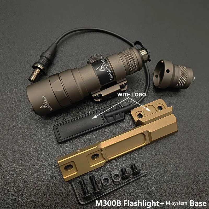 Taktisches M600B M300B Gewehrlicht M300C M600C Taschenlampe LED Jagd-Momentanschalter für M-System/20MM-Schiene
