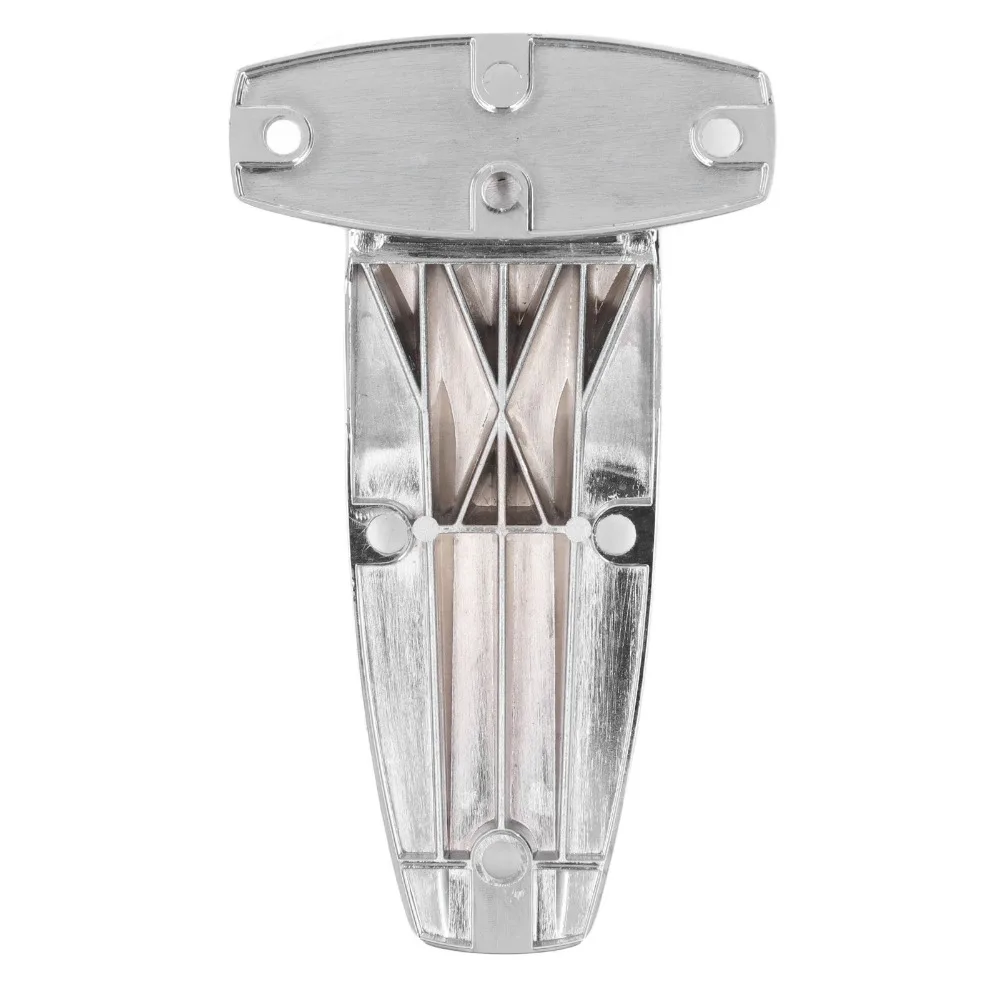 Dobradiça t de fechamento suave, material de liga de zinco, mecanismo de fechamento suave prateado, dobradiça de alça t, 3.23x5.51 tamanhos, dobradiça de porta de caixa de ferramentas