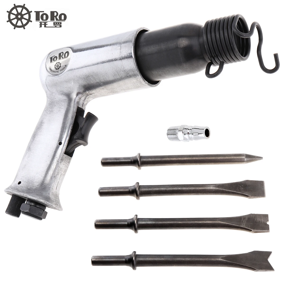 1/4 Inch Pneumatic Air Hammer Gun Hard Steel Rivet Gun Solid Impact Head Pneumatic Accessories Tools Electrician 에어건