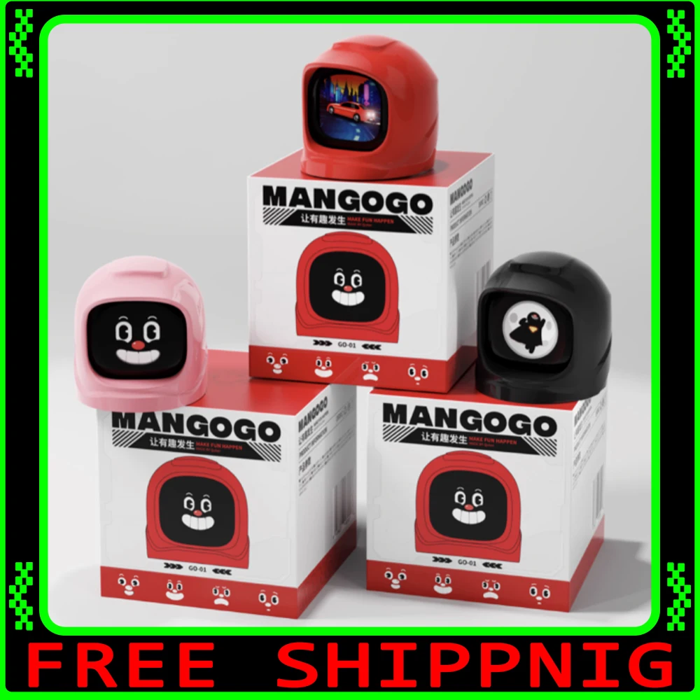 

Интеллектуальные автомобильные электронные украшения Mangogo для домашних животных с выражениями лица, модные украшения-компаньоны для детей