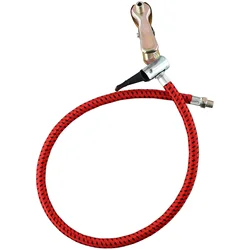 Bicycle Inflator Hose Motorcycle Air Pump Tube With Clip UK Nozzle 60cm Extension Tube Mountain Road Bike Accessories