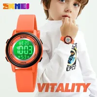 SKMEI 1721 Digital Children Wristwatch Color Waterproof Sport Colorful Kids Shockproof Electronic Watch for Boy Girl Clock 1451