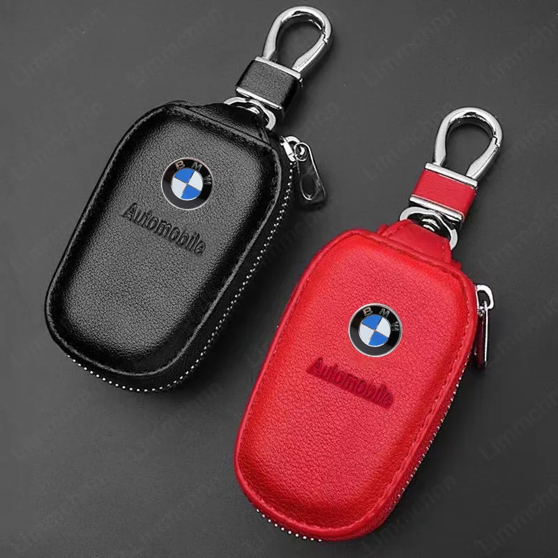 

Car Key Bag Business Protective Cover Zipper Car Key Storage Bag For BMW 1 3 5 Series E46 E90 E91 E60 E70 E72 E82 E87 E88 E89