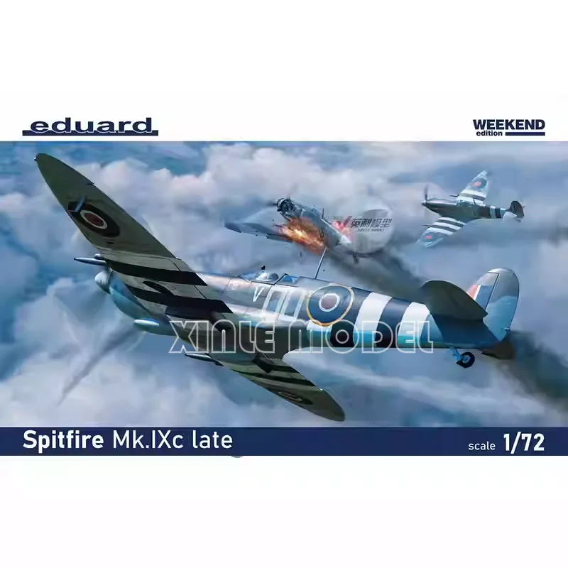 

Пластиковый сборный набор для модели самолета Eduard 7473 Spitfire Mk. IXc конец января 72 г.