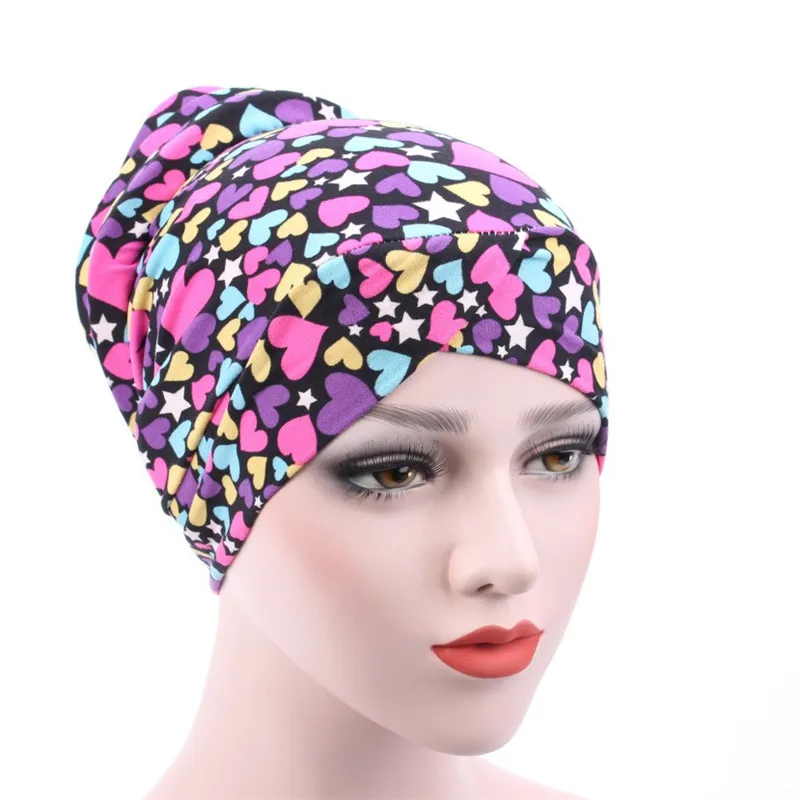 New Small Floral Tam-O'-Shanter Leopard Print Cotton Pile Cap Back Updo Toque Spot