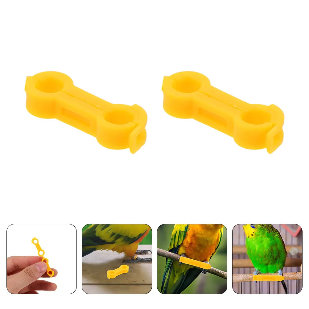 

10Pcs Adjustable Poultry Leg Bands Splay Leg Solution for Chickens Non-Slip Bird Hobble Brace for Natural Movement Support
