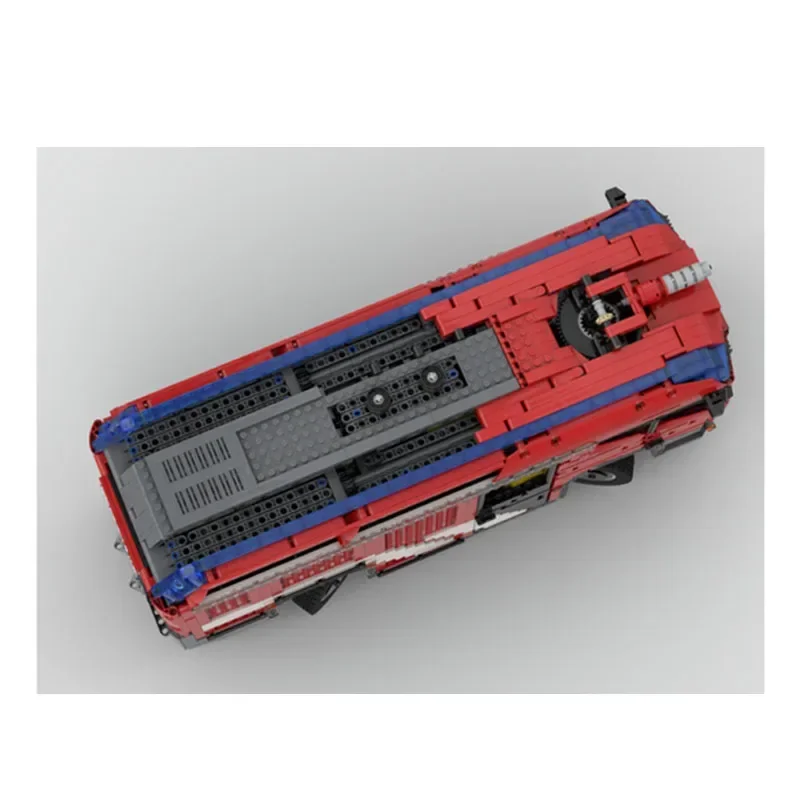 

MOC-141463 City RT Fire Truck Assembly Splicing Building Block Model 4546 Building Block Parts MOC Creative Toys Kids Toys