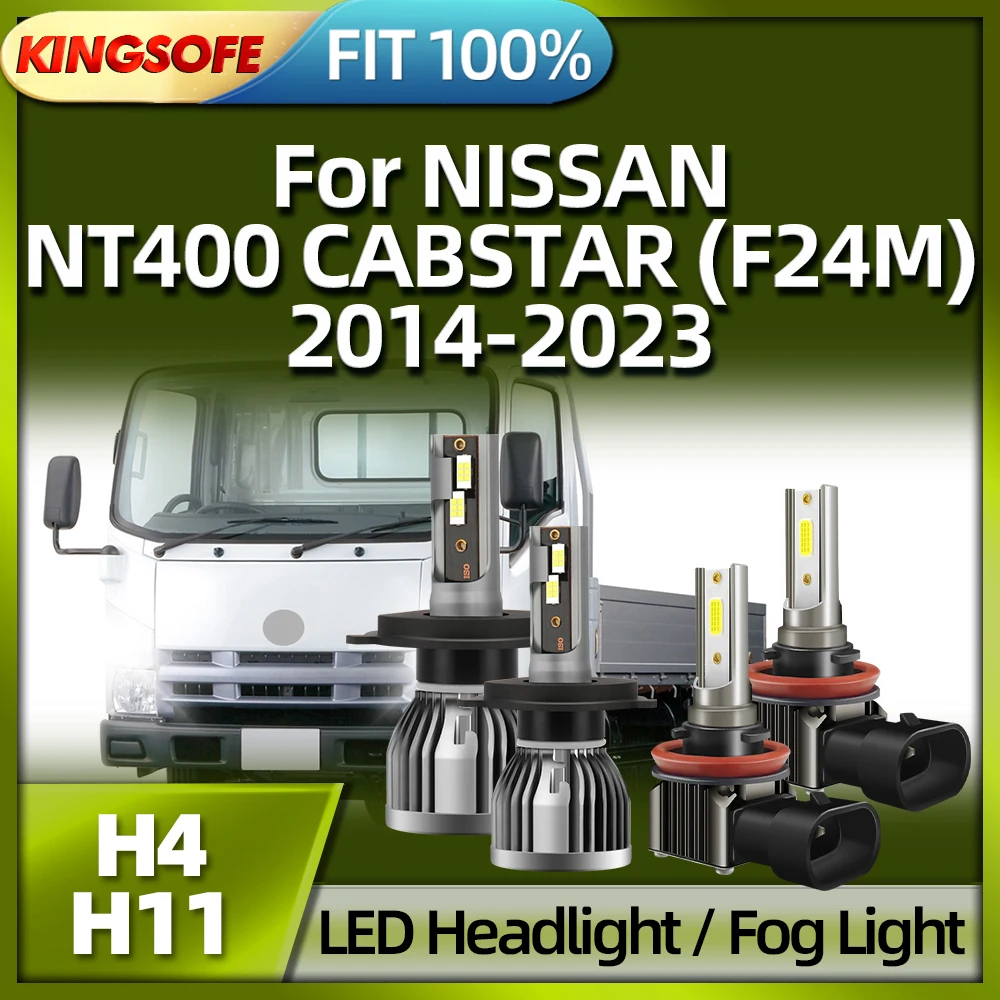 

Roadsun H4 LED Headlamp Truck Bulbs 26000Lm H11 Fog Light For NISSAN NT400 CABSTAR 2014 2015 2016 2017 2018 2019 2020 2021-2023