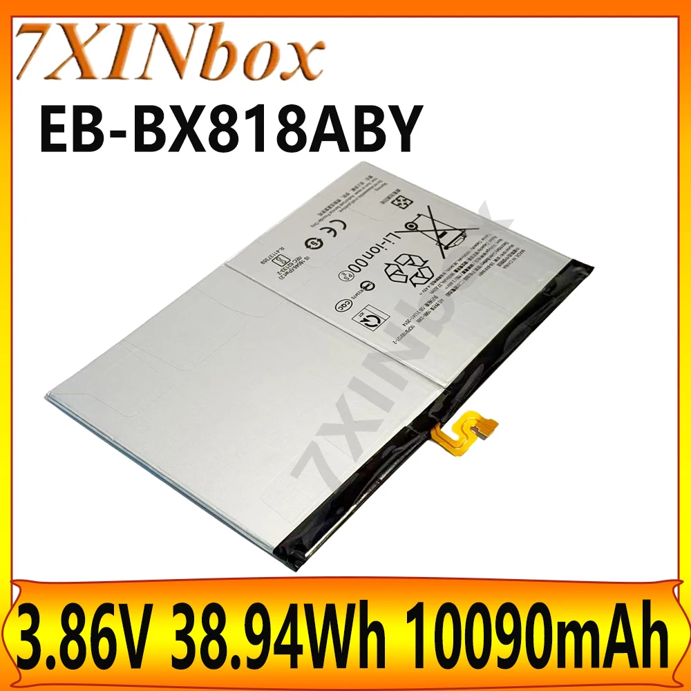 

7XINbox EB-BX818ABY 3,86 В 38,94 Втч 10090 мАч OEM аккумулятор для Samsung Galaxy Tab S9 Plus Wi-fi X810/5G X816 Бесплатные инструменты