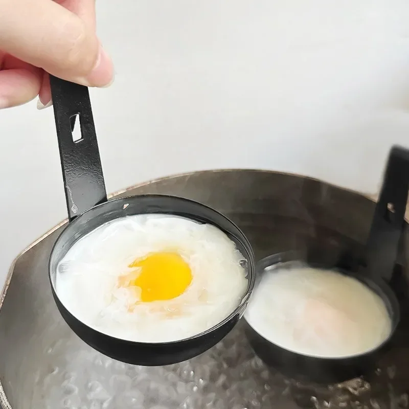 1/5PCS Stainless Steel Egg Poacher Nonstick Egg Bowl Boiling Heating Mold with Hook Kitchen Cooking Steaming Cookware Gadgets
