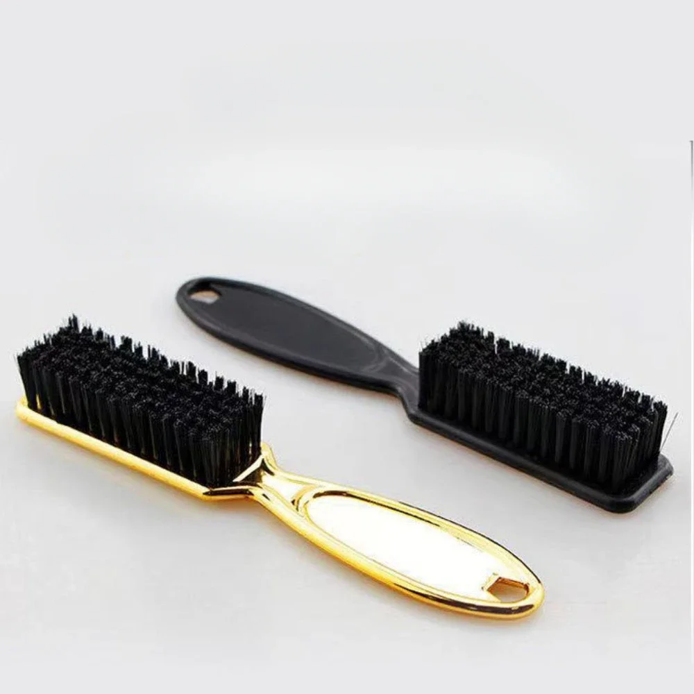 Professional Hair Cleaning Brush Plastic Handle Beard Brush Hairdressing Styling Tool Broken Hair Remove Comb Soft Man Hair Comb